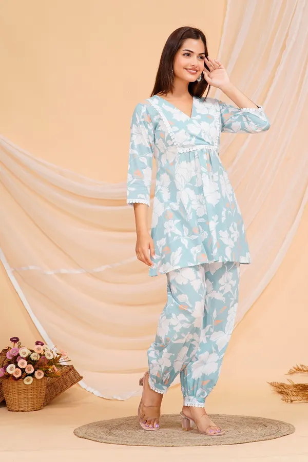 Women_Floral_Printed_Pure_Cotton_Kurta_Pant_Set