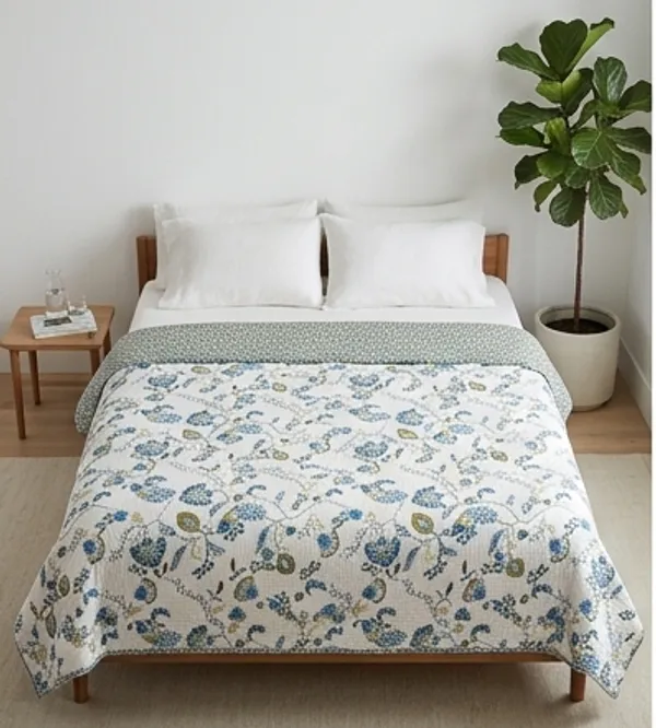 Royal_Jaipur_Hand_Block_Printed_Cotton_Comforter_–_Soft_Reversible_Summer_Quilt_for_Double_Bed