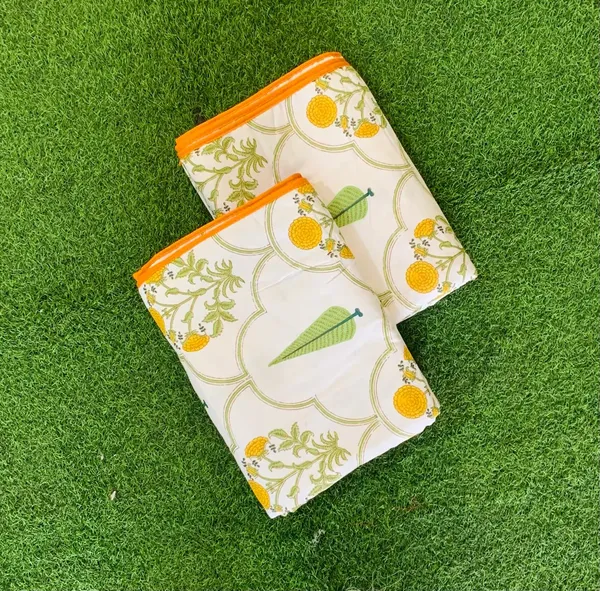Yellow_Hand_Block_Printed_Cotton_Dohar_|_Lightweight_Summer_Blanket_|_Reversible_Mulmul_Dohar_|_Soft_Breathable_AC_Quilt