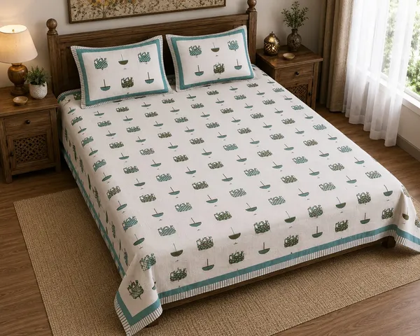 Elephant_chatri_cotton_double_bedsheet_100*108