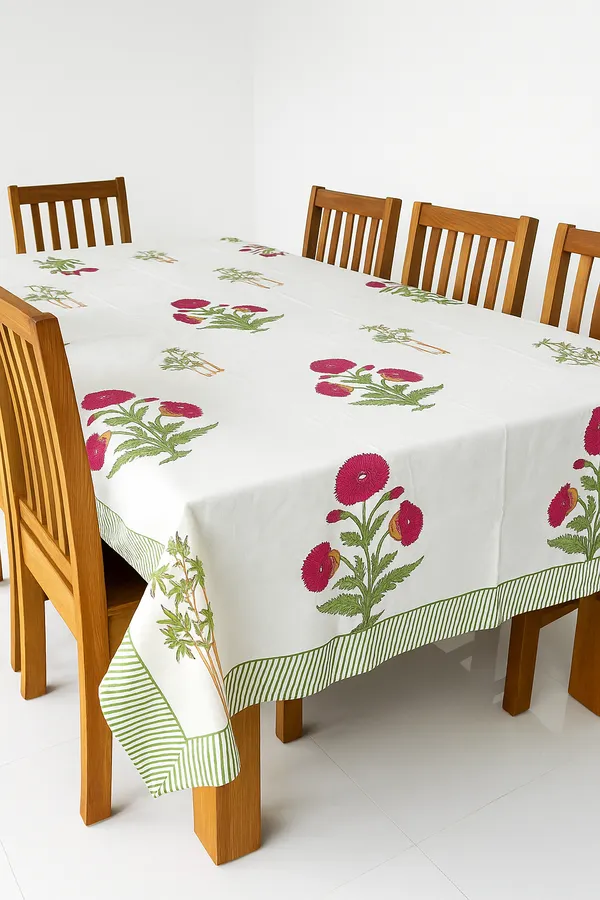 Yellow_Cotton_Hand_Block_Printed_Flower_Table_Cloth_(_60_X_90_)_Inch)