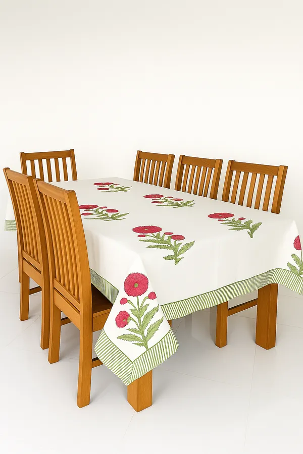 Yellow_Cotton_Hand_Block_Printed_Flower_Table_Cloth_(_60_X_90_)_Inch)