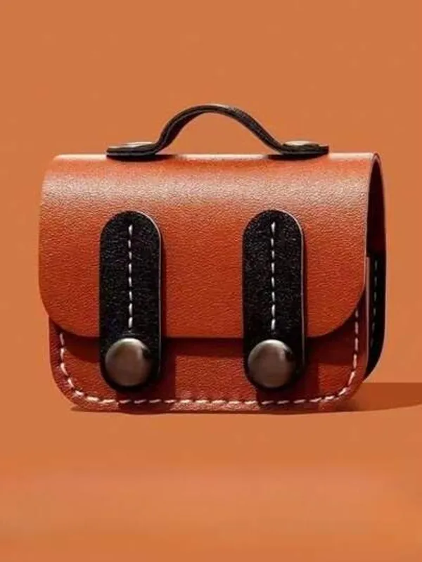Clothemyphone_Handcrafted_Mini_Leather_Briefcase_Design_Compatiblw_with_Airpods_Pro_2_Case_|_Vintage_Tan_Brown_with_Black_Accents