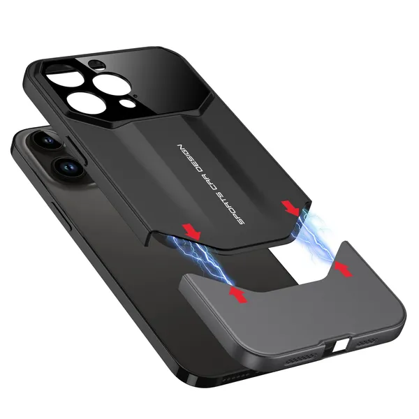 Black_Classical_2_In_1_Design_Back_Case_/_Cover_Compatible_With_Iphone