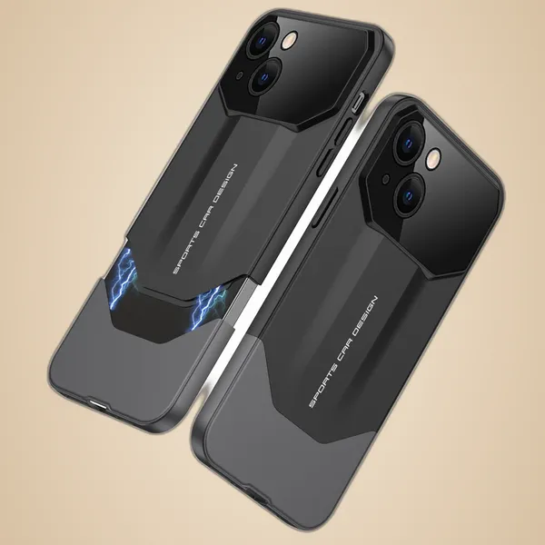 Black_Classical_2_In_1_Design_Back_Case_/_Cover_Compatible_With_Iphone