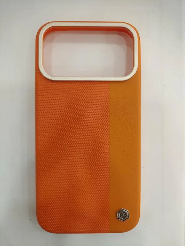 Classic_Phone_Case_for_iPhone_17_Pro_Max,_Orange,_Dual-Texture_Design