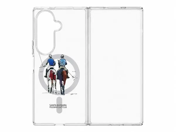 Clear_Case_Compatible_with_Samsung_Galaxy,_Transparent_with_Polo_Print_Design