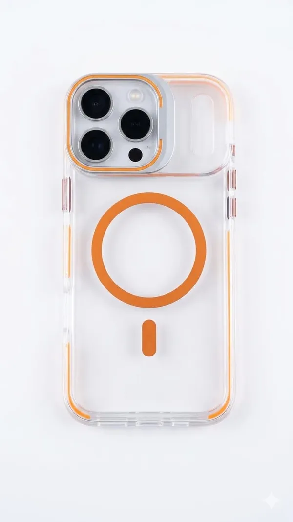 Clear_Case_Compatible_with_iPhone_17_Pro_Max,_Transparent_Cover_with_Orange_Ring