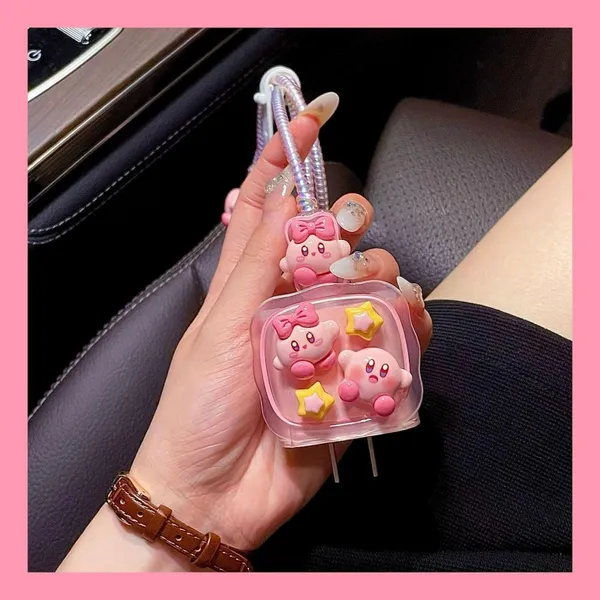 Clothemyphone_Charger_Case_Cover_with_Full_Cable_Protector_3D_Cute_Pattern_Compatible_for_iPhone_Charger_Only_18W_&_20W_-_Pink