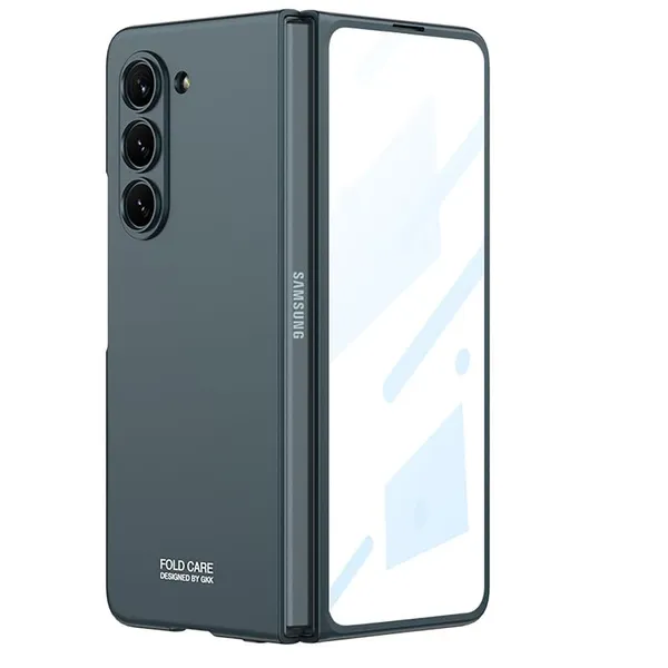 Gray_Green_Ultra_Thin_Pc_Hard_Back_Cover_Phone_Case__For_Samsung_Galaxy_Fold_5