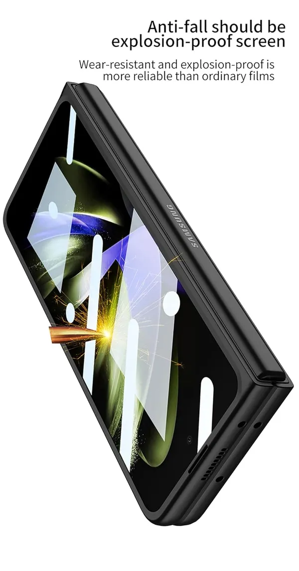 Gray_Green_Ultra_Thin_Pc_Hard_Back_Cover_Phone_Case__For_Samsung_Galaxy_Fold_5