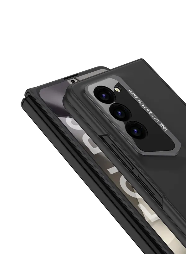 Gray_Green_Ultra_Thin_Blade_With_Glass_Case_Cover_Samsung_Fold_6_Compatible_Protective_Slim_Or_Durable_Design_Shockproof_And_Scratch_Resistant_Cover