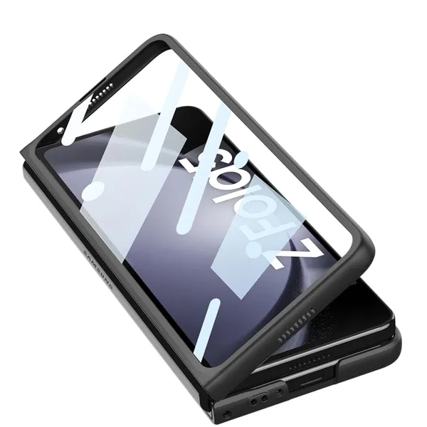 Brown_Matte_Slide_Glass_Slide_Case_For_Fold_5_Protective_Phone_Case_Slim_&_Durable_Design_Shockproof_&_Scratch_Resistant_Cover