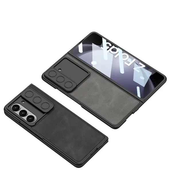 Brown_Matte_Slide_Glass_Slide_Case_For_Fold_5_Protective_Phone_Case_Slim_&_Durable_Design_Shockproof_&_Scratch_Resistant_Cover