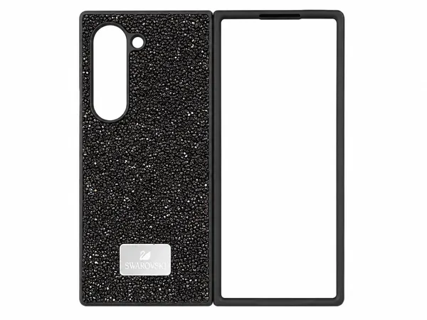 Glittery_Case_Compatible_with_Samsung_Galaxy_Z_Fold_6,_Black,_Sparkling_Crystal_Embellished_Cover