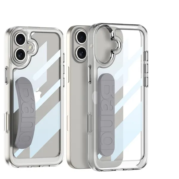 Gray_Transparent_With_Silicone_Wristband_Case_Cover,_Shockproof_Protection_Durable_Design_With_Wristband_Slim_&_Lightweight_Fit_Precise_Cutouts