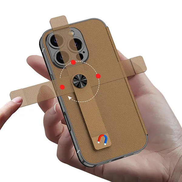 Titanium_Sheath_With_Card_Slot_Back_Case/Cover_Titanium,_Iphone_Slim_&_Durable_Protective_Case_Shockproof,_Scratch_Resistant_Design_Precise_Cutouts_For_Easy_Access