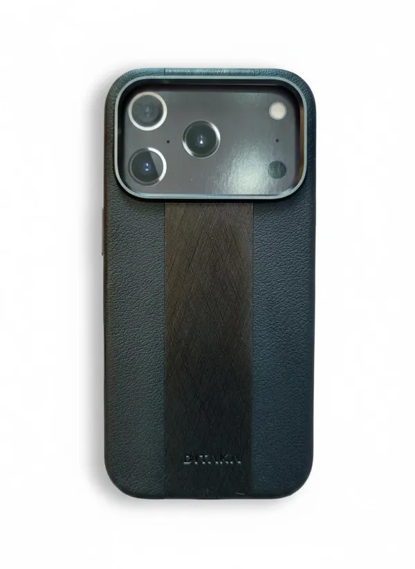 Leather_Phone_Case_for_iPhone_17_Pro_Max,_Black,_Pattern_Design