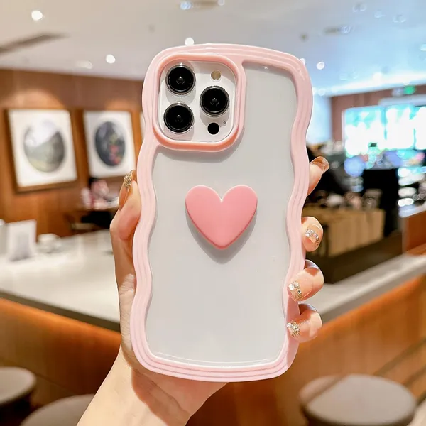 Pink_Heart_Design_tective_Phone_Case_for_iPhone__|_Phone_case_for_Girls_&_Women