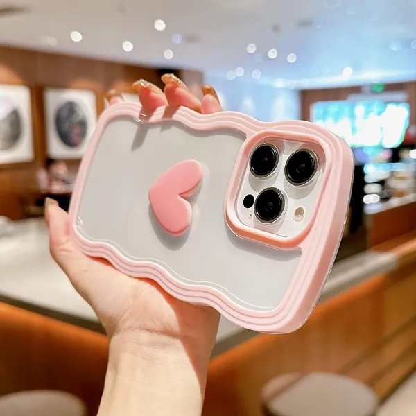 Pink_Heart_Design_tective_Phone_Case_for_iPhone__|_Phone_case_for_Girls_&_Women