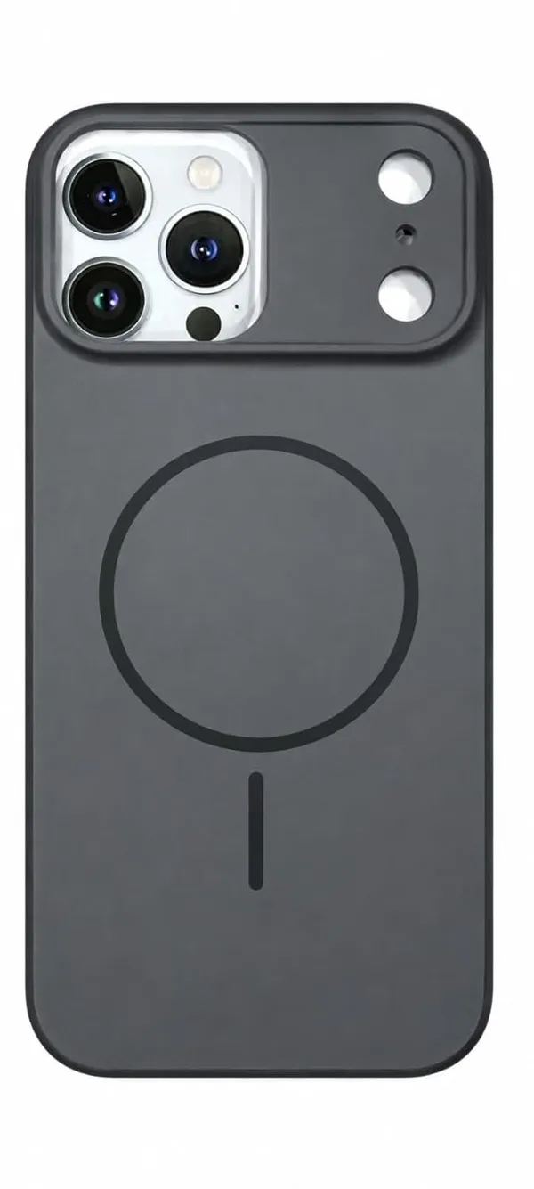Matte_Finish_Phone_Case_Compatible_with_iPhone_17_Pro_Max,_Dark_Grey,_Magnetic_Ring,_Camera_Protection
