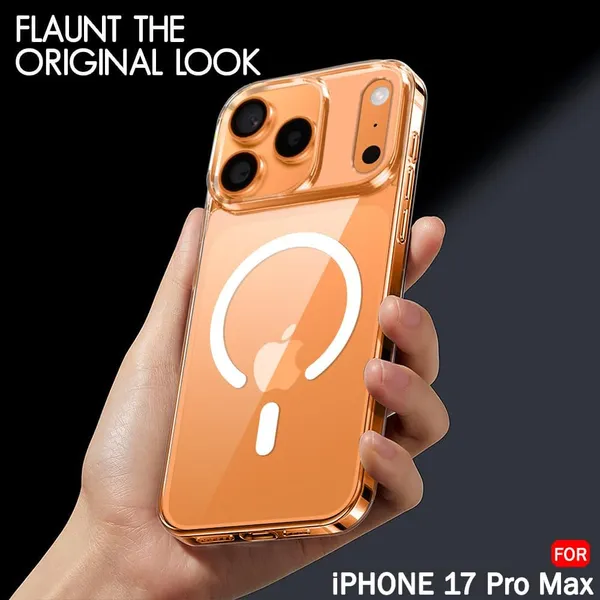 Clothemyphone_Ultra-Hybrid_Shockproof_Back_Cover_Case_Compatible_for_iPhone_17_Series,_Mag_Safe_Compatible,_Crystal_Clear,_TPU_and_PC_Material,_360-Degree_Protection_(iPhone_17_Pro_Max)