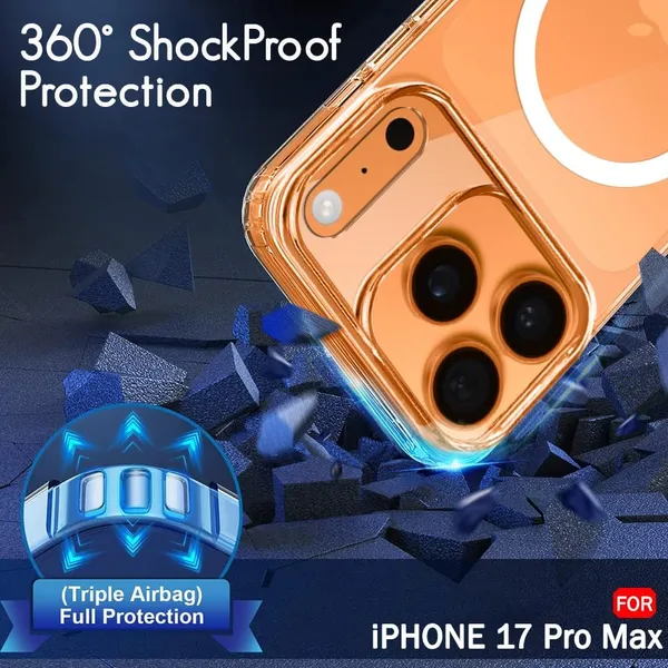 Clothemyphone_Ultra-Hybrid_Shockproof_Back_Cover_Case_Compatible_for_iPhone_17_Series,_Mag_Safe_Compatible,_Crystal_Clear,_TPU_and_PC_Material,_360-Degree_Protection_(iPhone_17_Pro_Max)