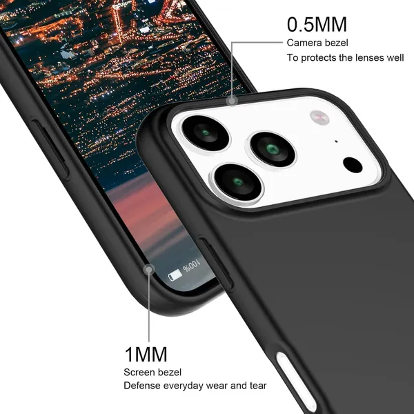 Clothemyphone_Slim_Shockproof_Case_Compatible_with_iPhone_17_Series,_Premium_Matte_Finish,_Scratch_Resistant,_Lightweight_Protective_Back_Cover,_Black_(iPhone_17_Pro)