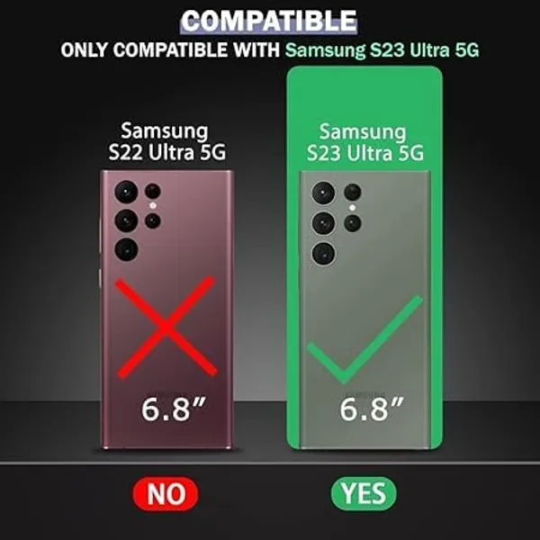 Clothemyphone_Case_Compatible_with_Samsung_Galaxy_S23_Ultra_|_Crystal_Clear_Shockproof_Back_Cover_|_Non-Yellowing_Slim_Protective_Mobile_Case_|_Wireless_Charging