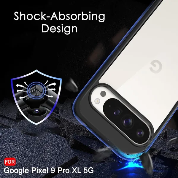 Clothemyphone_Phone_Case_Compatible_with_Google_Pixel_Phone_Case_|_360-Degree_Protection_Design_|_Raised_Camera_Bump_Clear_(Google_Pixel_9_Pro_XL)
