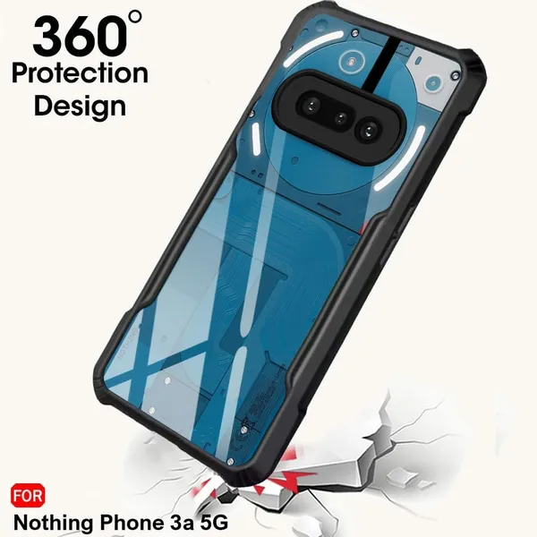 Clothemyphone_Transparent_Polycarbonate_Phone_Case_with_Black_Side_Bumper_|_Slim_&_Durable_Hard_Back_Cover_|_Shockproof_Scratch_Resistant_Sleek_Design_|_Lightweight_(Nothing_Phone_3A)