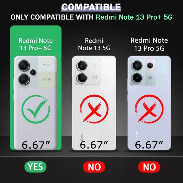 Clothemyphone_Crystal_Clear_Phone_Case_Compatible_with_Redmi_-_Transparent_Back_Cover_with_Black_Bumper_Frame_|_Protective_Case_(Xiaomi_Redmi_Note_13_Pro_Plus)