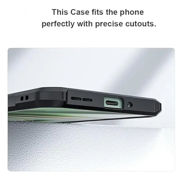 Clothemyphone_Transparent_Polycarbonate_Phone_Case_with_Black_Side_Bumper_|_Slim_&_Durable_Hard_Back_Cover_|_Shockproof_Scratch_Resistant_Sleek_Design_|_Lightweight_(Sam_Sung_M36)