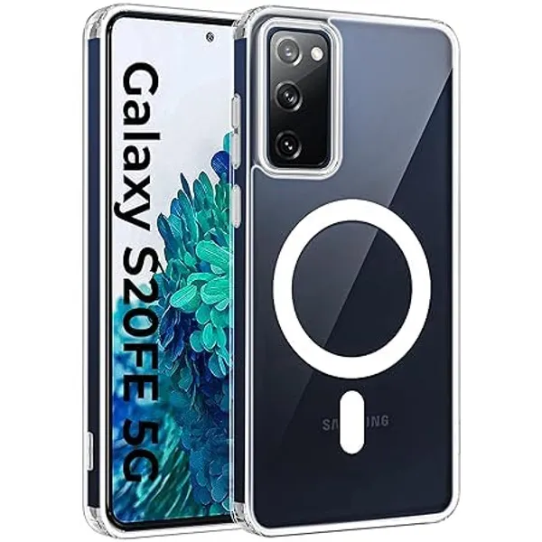 Clothemyphone_Trans_with_Wireless_Charging_Polycarbonate_Shockproof_Protective_Back_Cover_|_Slim_Lightweight_Scratch_Resistant_Mobile_Case_|_Durable_Drop_Protection_(Transparent,_Galaxy_S20FE)