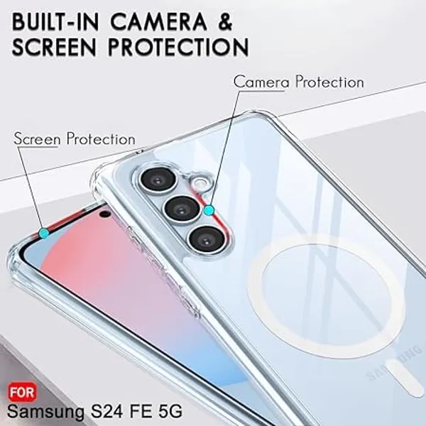 Clothemyphone_Trans_with_Wireless_Charging_Polycarbonate_Shockproof_Protective_Back_Cover_|_Slim_Lightweight_Scratch_Resistant_Mobile_Case_|_Durable_Drop_Protection_(Transparent,_Galaxy_S24_FE)