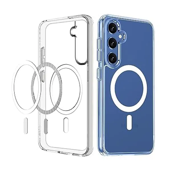 Clothemyphone_Trans_with_Wireless_Charging_Polycarbonate_Shockproof_Protective_Back_Cover_|_Slim_Lightweight_Scratch_Resistant_Mobile_Case_|_Durable_Drop_Protection_(Transparent,_Sam_Sung_S25)