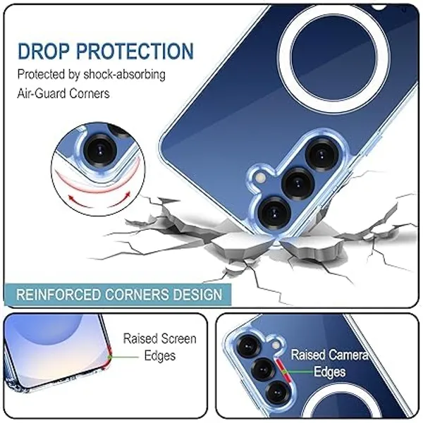 Clothemyphone_Trans_with_Wireless_Charging_Polycarbonate_Shockproof_Protective_Back_Cover_|_Slim_Lightweight_Scratch_Resistant_Mobile_Case_|_Durable_Drop_Protection_(Transparent,_Sam_Sung_S25)