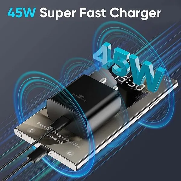 Clothemyphone_45W_Super_Fast_Charger_Adapter_|_Compatible_with_Samsung_Galaxy_C_to_C_Devices_|Type-C_Travel_Adaptor_Without_Cable_Wall_Charging_Block_(Black)
