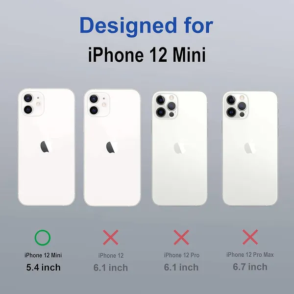 Clothemyphone_Phone_Case_Compatible_with_iPhone_12_Mini,_Tough_Acrylic_Back_with_Scratch_Resistance