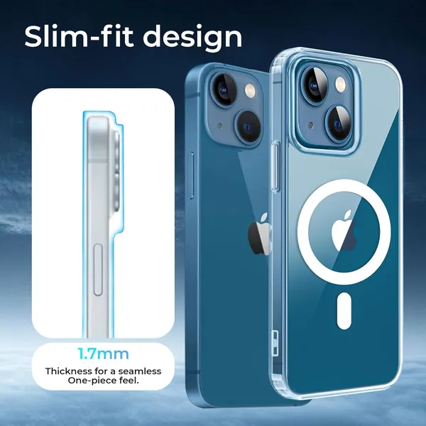 Clothemyphone_Phone_Case_Compatible_with_iPhone_13_Mini,_Tough_Acrylic_Back_with_Scratch_Resistance