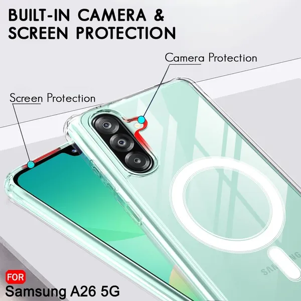 Clothemyphone_Wireless_Charging_Phone_Case_with_Compatible_with_Samsung_?_Slim_&_Durable_Protective_Cover,_Shockproof,_Scratch-Resistant,_Lightweight_(Samsung_Galaxy_A26_5G)_Clear