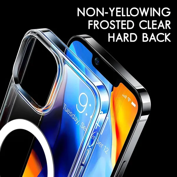 Clothemyphone_Transparent_Polycarbonate_Back_Cover_Compatible_for_iPhone_with_Mag_Safe_?_Slim_&_Durable_Protective_Cover_Shockproof,_Scratch-Resistant,_Lightweight_(iPhone_11)