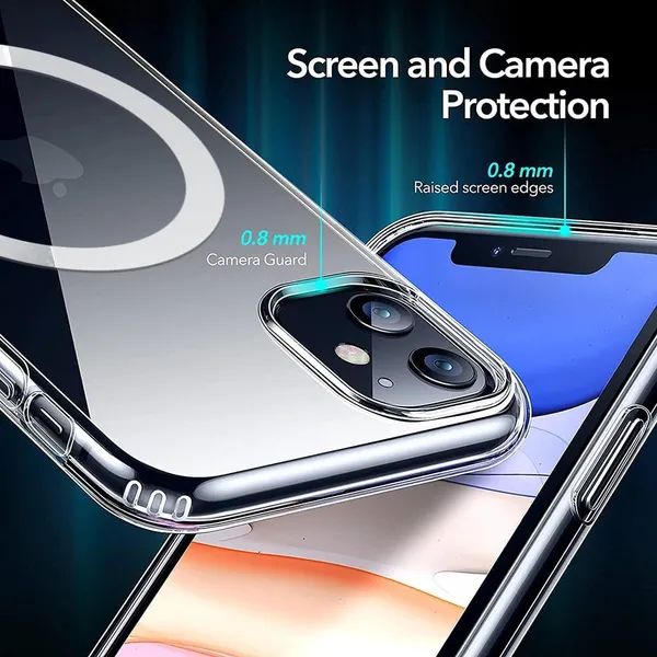 Clothemyphone_Transparent_Polycarbonate_Back_Cover_Compatible_for_iPhone_with_Mag_Safe_?_Slim_&_Durable_Protective_Cover_Shockproof,_Scratch-Resistant,_Lightweight_(iPhone_11)