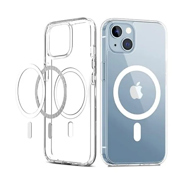 Clothemyphone_Transparent_Polycarbonate_Back_Cover_Compatible_for_iPhone_with_Mag_Safe_?_Slim_&_Durable_Protective_Cover_Shockproof,_Scratch-Resistant,_Lightweight_(iPhone_14_Plus)
