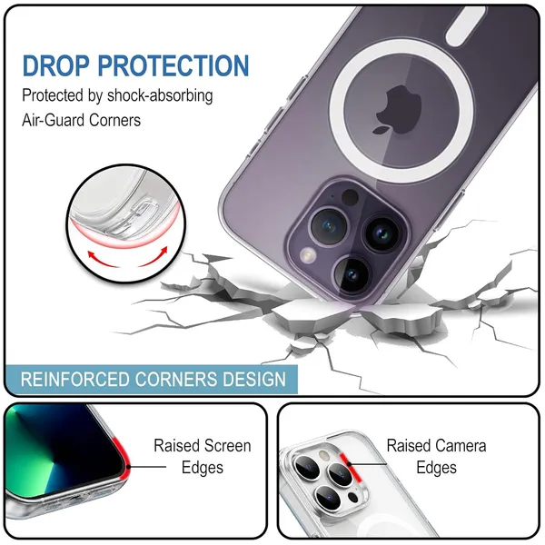 Clothemyphone_Transparent_Polycarbonate_Back_Cover_Compatible_for_iPhone_with_Mag_Safe_?_Slim_&_Durable_Protective_Cover_Shockproof,_Scratch-Resistant,_Lightweight_(iPhone_14_Pro)
