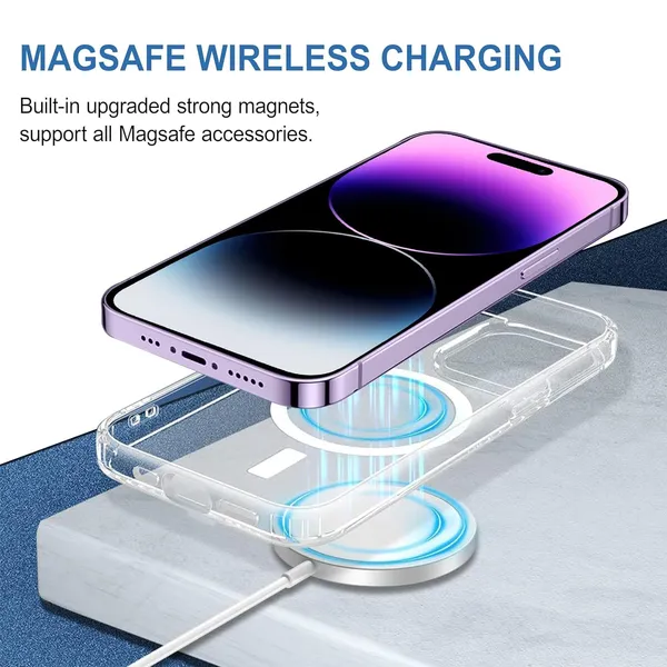 Clothemyphone_Transparent_Polycarbonate_Back_Cover_Compatible_for_iPhone_with_Mag_Safe_?_Slim_&_Durable_Protective_Cover_Shockproof,_Scratch-Resistant,_Lightweight_(iPhone_14_Pro)