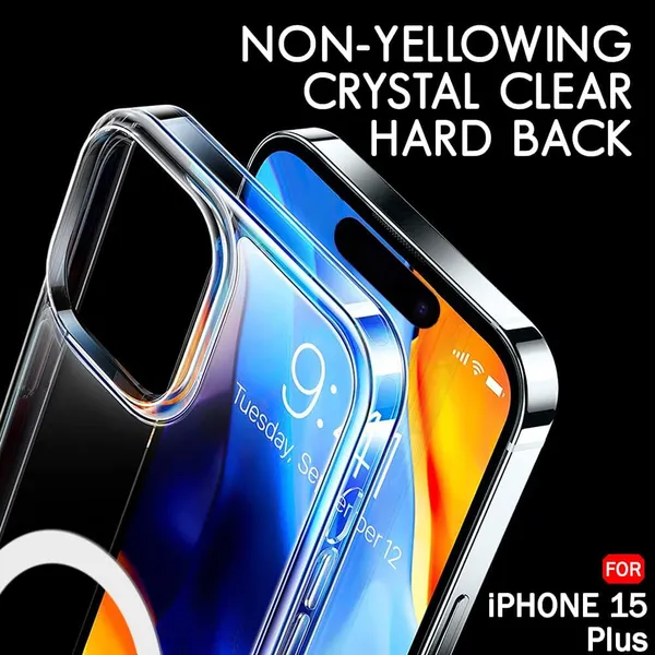 Clothemyphone_Transparent_Polycarbonate_Back_Cover_Compatible_for_iPhone_with_Mag_Safe_?_Slim_&_Durable_Protective_Cover_Shockproof,_Scratch-Resistant,_Lightweight_(iPhone_15_Plus)