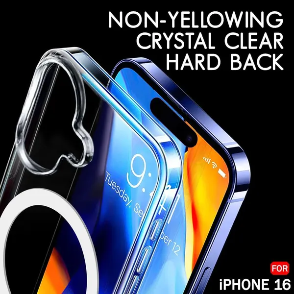 Clothemyphone_Transparent_Polycarbonate_Back_Cover_Compatible_for_iPhone_with_Mag_Safe_?_Slim_&_Durable_Protective_Cover_Shockproof,_Scratch-Resistant,_Lightweight_(iPhone_16)