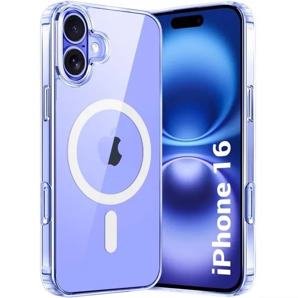 Clothemyphone_Transparent_Polycarbonate_Back_Cover_Compatible_for_iPhone_with_Mag_Safe_?_Slim_&_Durable_Protective_Cover_Shockproof,_Scratch-Resistant,_Lightweight_(iPhone_16)