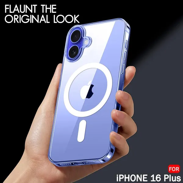 Clothemyphone_Transparent_Polycarbonate_Back_Cover_Compatible_for_iPhone_with_Mag_Safe_?_Slim_&_Durable_Protective_Cover_Shockproof,_Scratch-Resistant,_Lightweight_(iPhone_16_Plus)